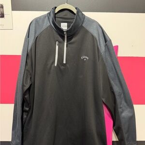 Callaway Charcoal Quarter-Zip Jacket XXL